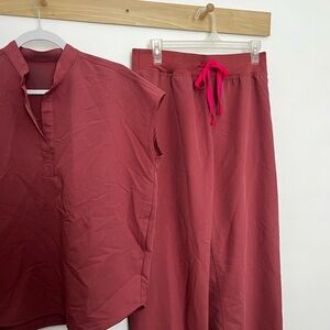 Figs Mauve Technical Collection Scrub Set